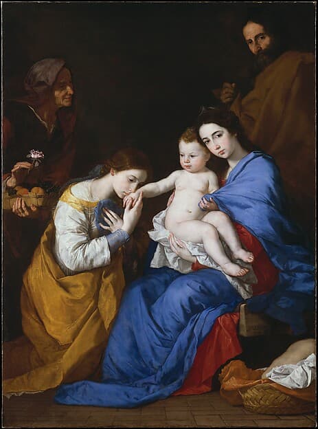#6 The Holy Family with Saints Anne and Catherine — Jusepe de Ribera (1648) — Masterpieces of European Painting You Need to See Before You Die
