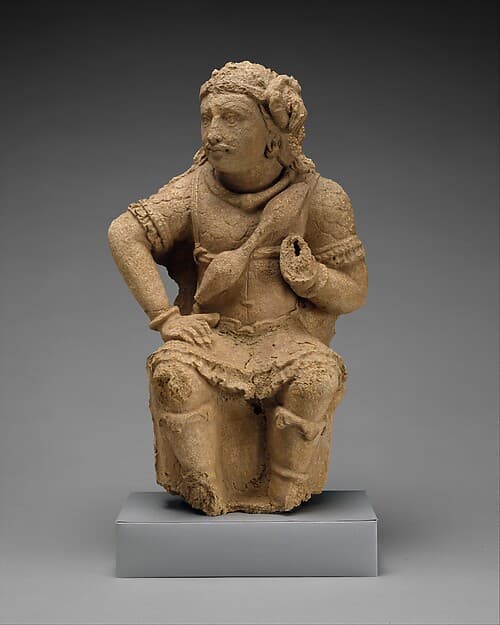 #7 Door Guardian (Dvarapala) — Pakistan, Gandhara (ca. 4th century) — The Met's Asian Art Collection: Works That Changed the World