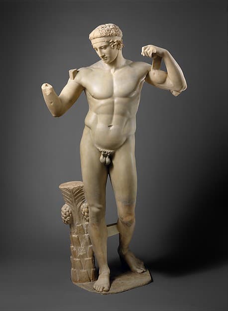 #2 Diadoumenos — Fragments of a Marble Statue (ca. 69–96 CE) — The Beauty of Ancient Greece: Sculptures That Defined an Era