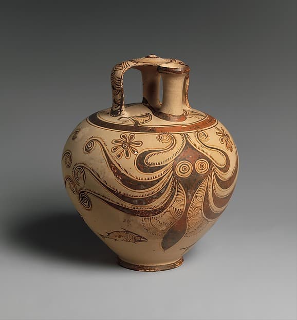 #3 Terracotta Stirrup Jar with Octopus (ca. 1200–1100 BCE) — The Beauty of Ancient Greece: Sculptures That Defined an Era