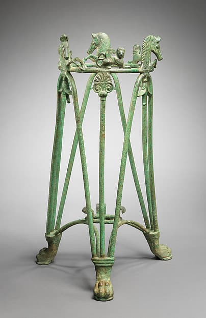 #8 Bronze Rod Tripod Stand (early 6th century BCE) — The Beauty of Ancient Greece: Sculptures That Defined an Era