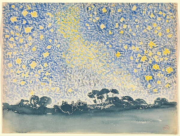 #9 Landscape with Stars — Henri-Edmond Cross (ca. 1905–08) — The Impressionists at Their Peak: The Met's Crown Jewels