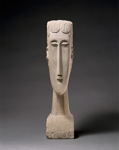 #2 Woman's Head — Amedeo Modigliani (1912) — Modern Art's Most Radical Statements at the Met