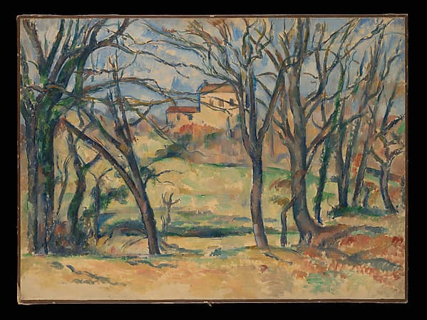#4 Trees and Houses Near the Jas de Bouffan — Paul Cézanne (1885–86) — Modern Art's Most Radical Statements at the Met