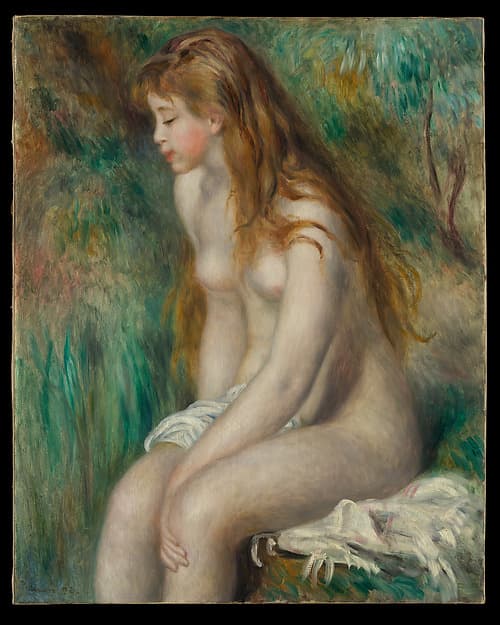 #9 Young Girl Bathing — Auguste Renoir (1892) — Modern Art's Most Radical Statements at the Met