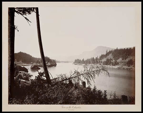 #3 View on the Columbia, Cascades — Carleton E. Watkins (1867) — Photography as Art: The Met's Most Iconic Photographs