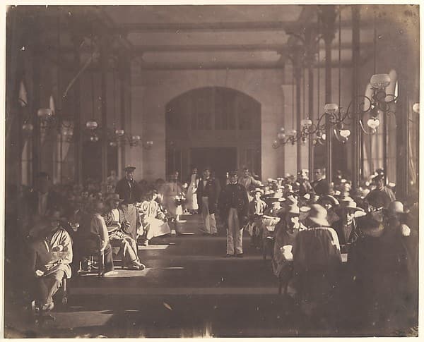 #5 The Refectory of the Imperial Asylum at Vincennes — Charles Nègre (1858–59) — Photography as Art: The Met's Most Iconic Photographs