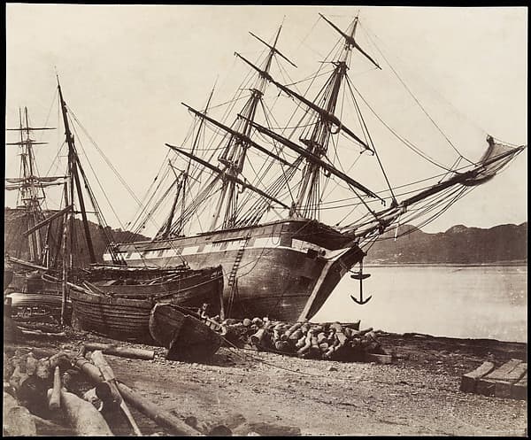 #7 American Barque "Stag Hound" — David Johnson (ca. 1855) — Photography as Art: The Met's Most Iconic Photographs