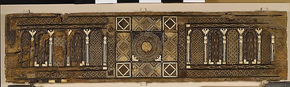 #9 Panel with Bone and Wood Mosaic (second half 8th century) — The Islamic Art Collection: Beauty Across a Thousand Years