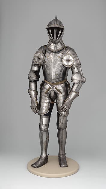 #1 Armor of Emperor Ferdinand I — German, Nuremberg (dated 1549) — Arms, Armor and Martial Splendor Through the Ages