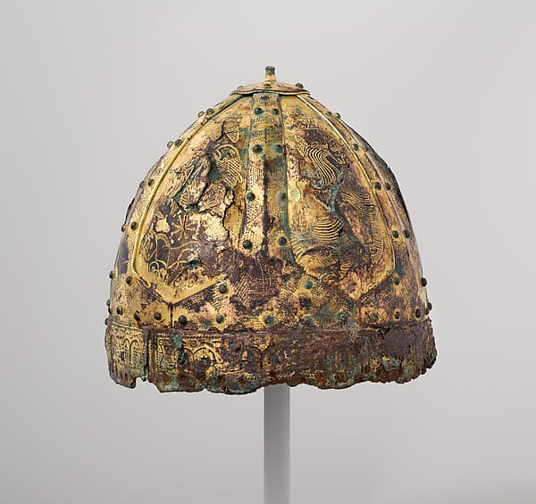 #7 Helmet (Spangenhelm) — Byzantine (6th century) — Arms, Armor and Martial Splendor Through the Ages