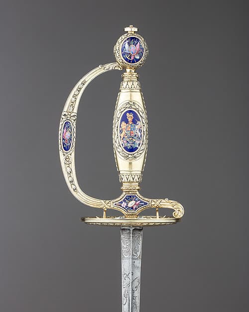 #10 Presentation Smallsword with Scabbard — British, London (1797–98) — Arms, Armor and Martial Splendor Through the Ages