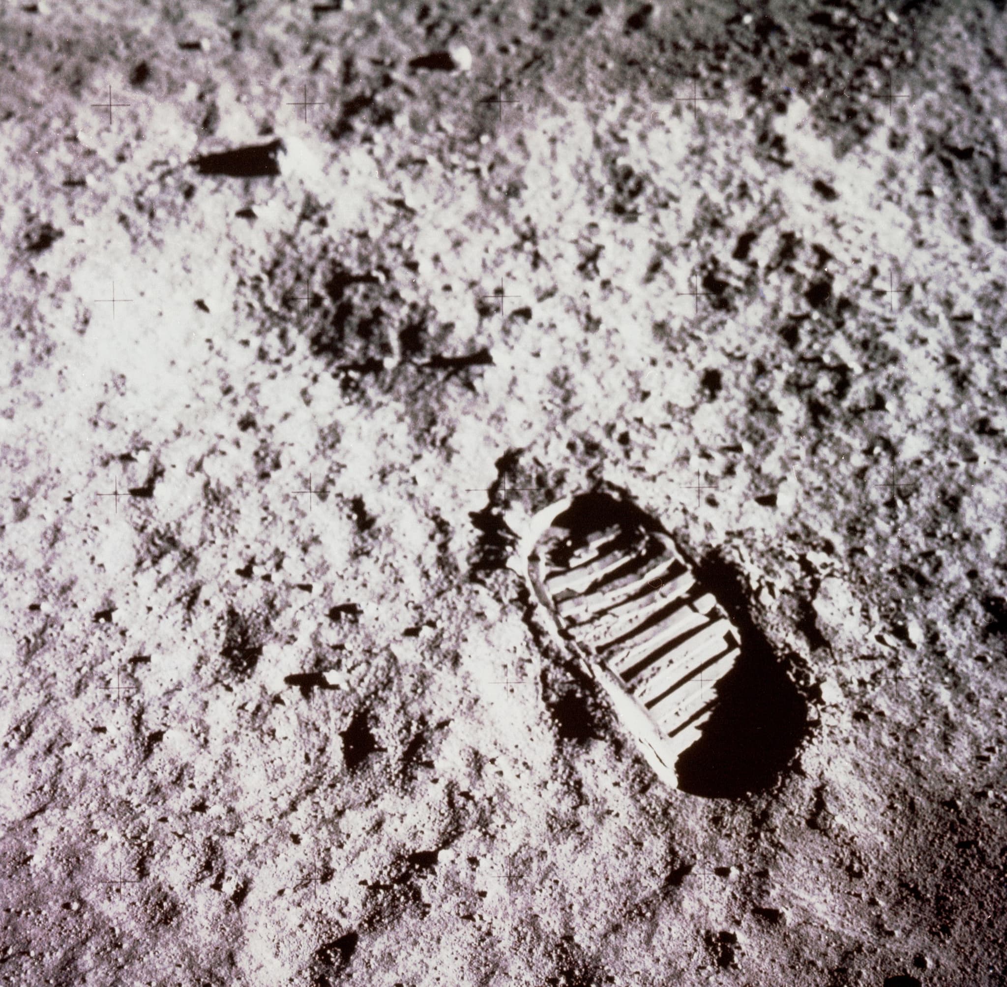 #3 Apollo Footprint — Perseverance Mars Rover Comparison — The Moon Landing in Pictures: Apollo's Most Unforgettable Moments