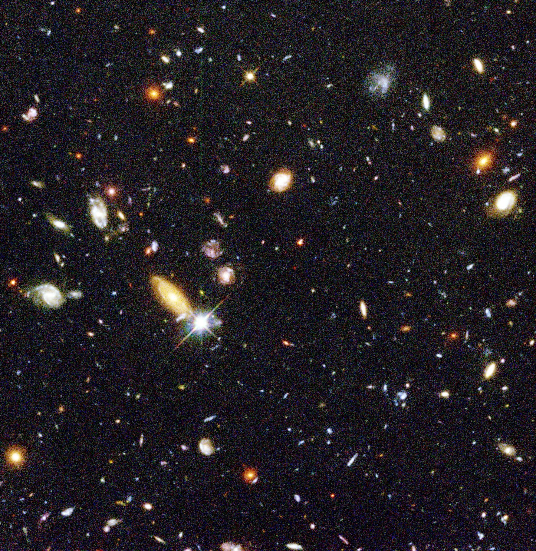 #1 Hubble Deep Field — Myriad Galaxies Back to the Beginning of Time — Hubble's Greatest Hits: 35 Years of Universe-Altering Images