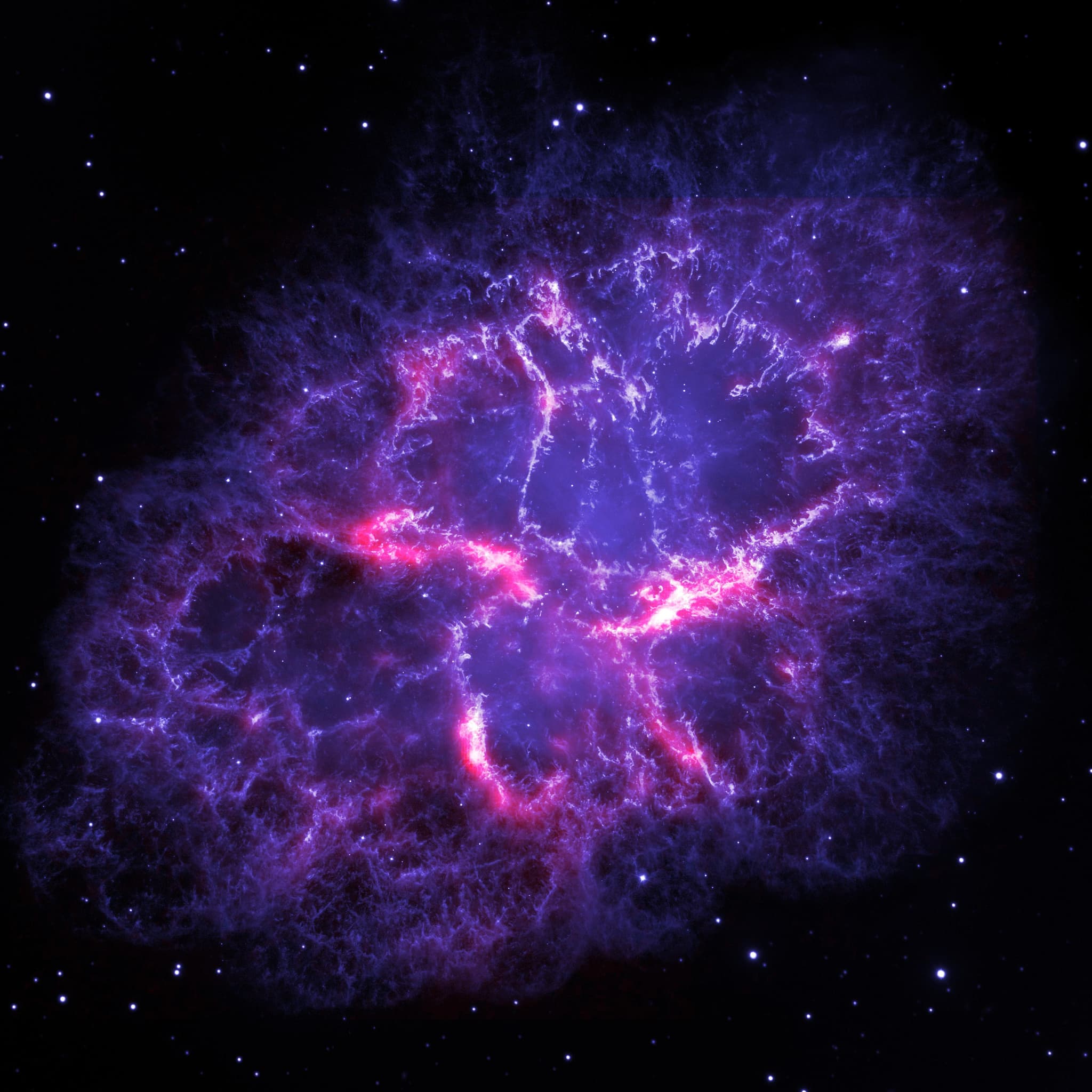 #7 Crab Nebula — Herschel and Hubble Composite — Hubble's Greatest Hits: 35 Years of Universe-Altering Images