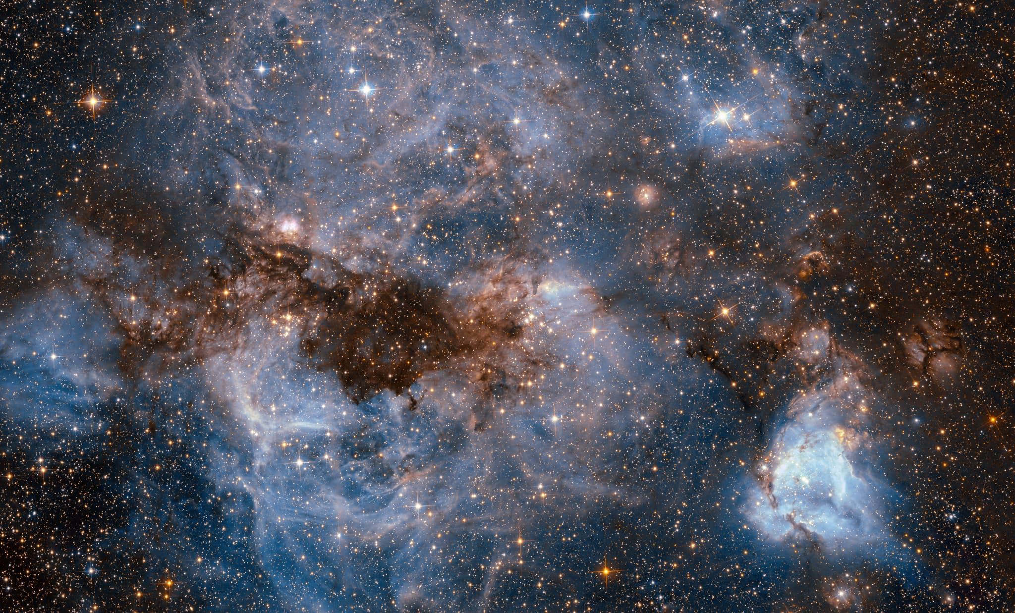 #9 Hubble Peers into the Storm — N159 in the Large Magellanic Cloud — Hubble's Greatest Hits: 35 Years of Universe-Altering Images