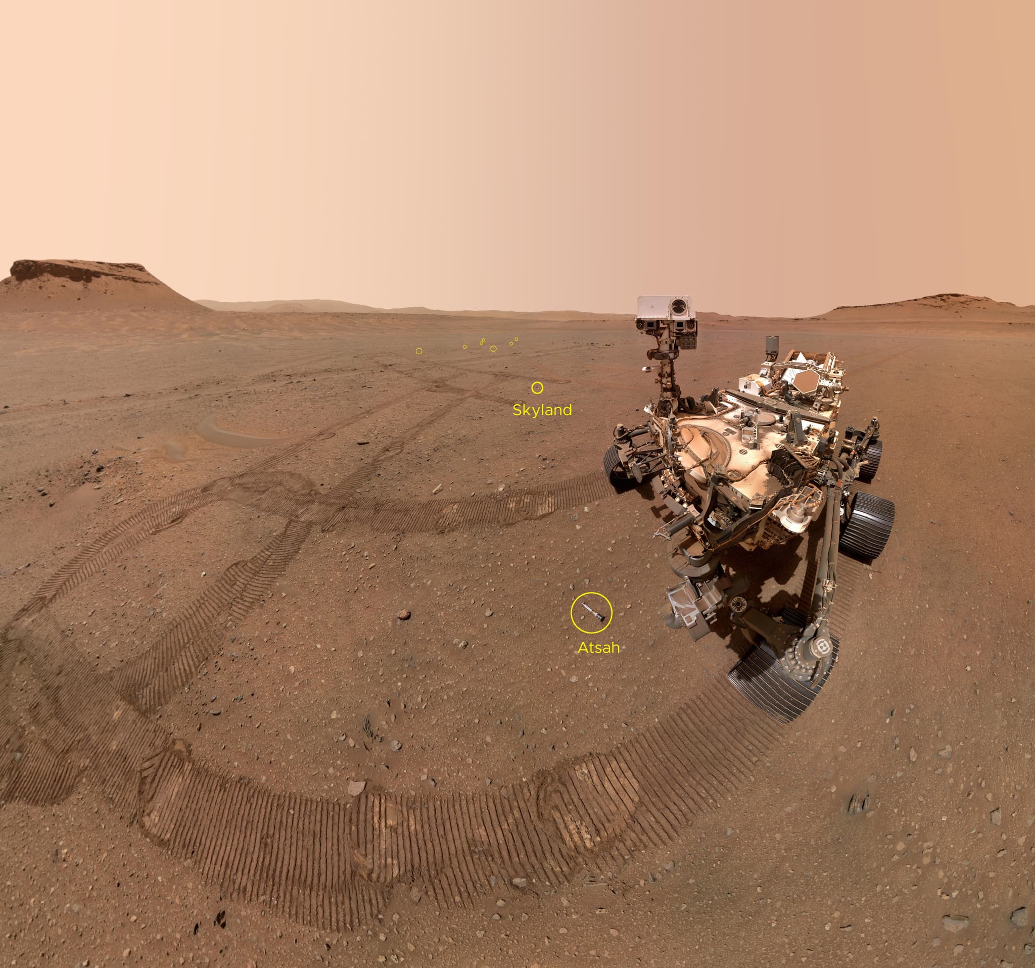 #2 Perseverance Selfie With Sample Tubes — Three Forks Depot — Red Planet, Real Data: The Most Stunning Mars Rover Images