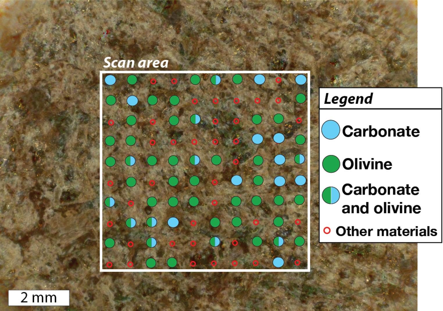 #6 SHERLOC's View of Organics Within the Garde Abrasion Patch — Red Planet, Real Data: The Most Stunning Mars Rover Images