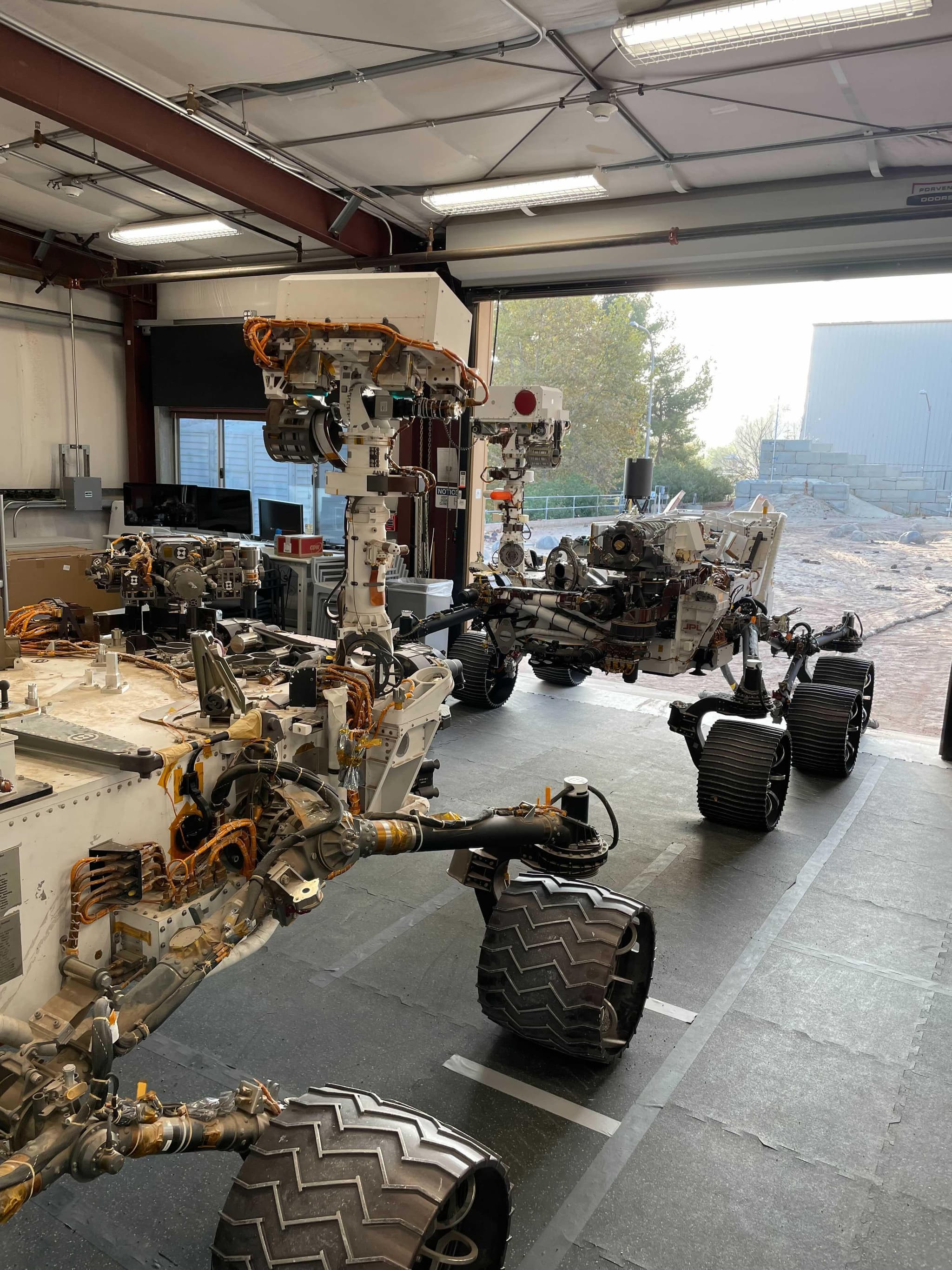 #8 Twin Rover Twins — Curiosity and Perseverance Engineering Models — Red Planet, Real Data: The Most Stunning Mars Rover Images