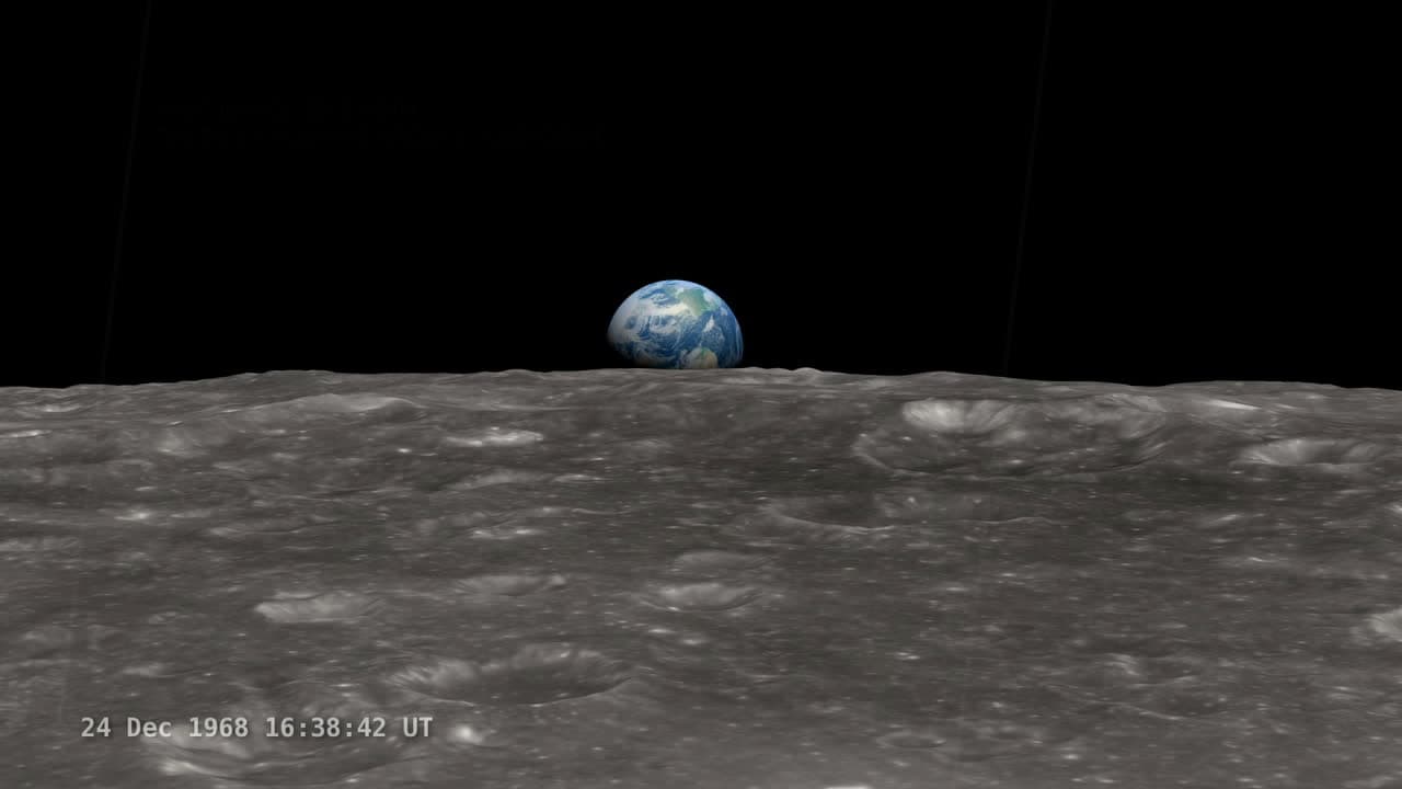 #5 Earthrise — 45th Anniversary NASA Visualisation — Home, Seen From Above: Earth's Most Breathtaking Views from Space