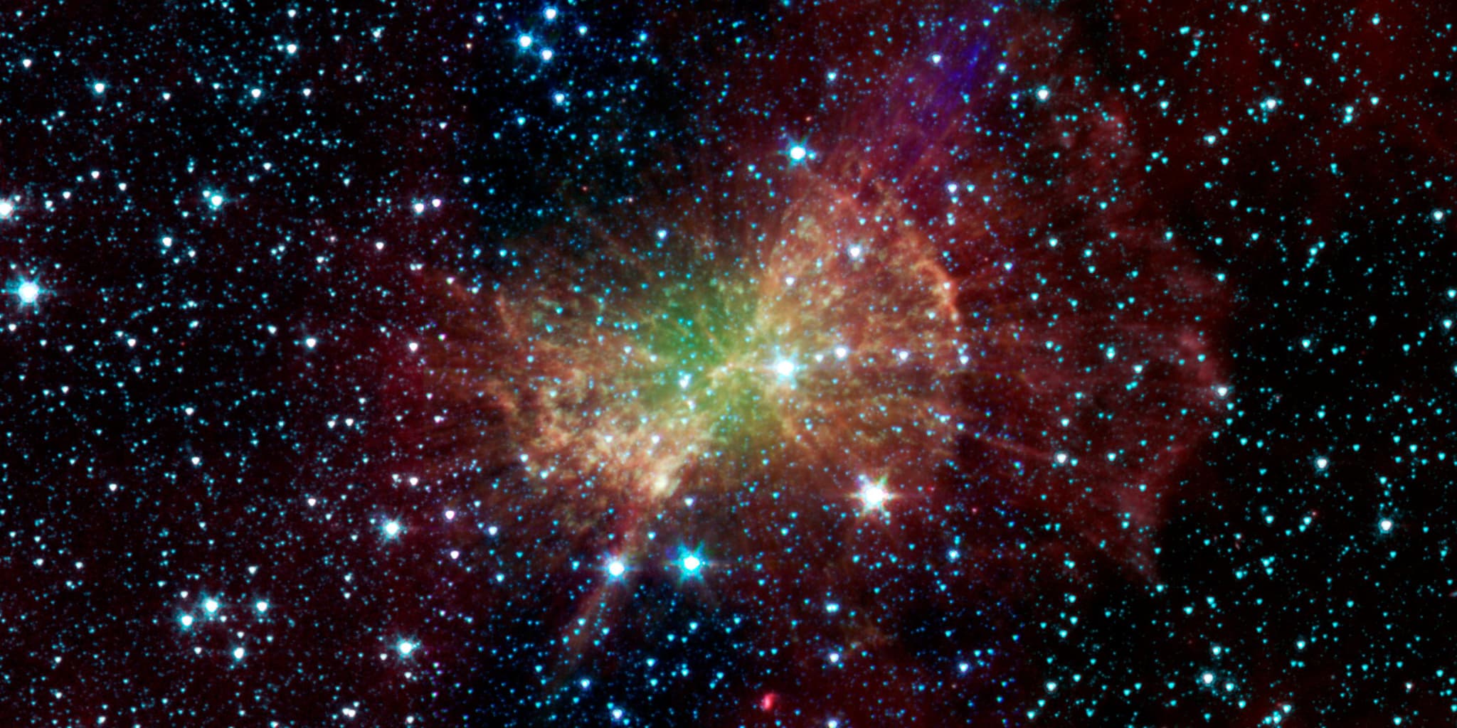 #2 Dumbbell Nebula (Messier 27) — Infrared Spitzer View — Stellar Nurseries: The Nebulae Shaping New Worlds