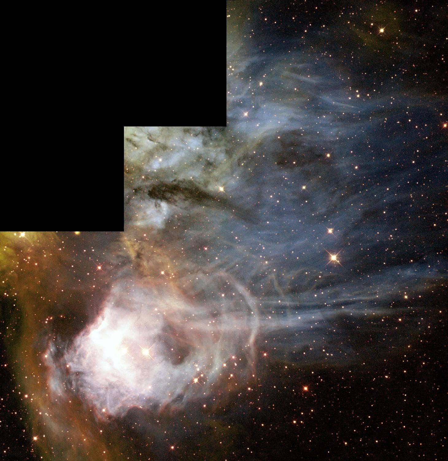 #9 N44C Nebula — Filaments Like Botticelli's Venus — Stellar Nurseries: The Nebulae Shaping New Worlds