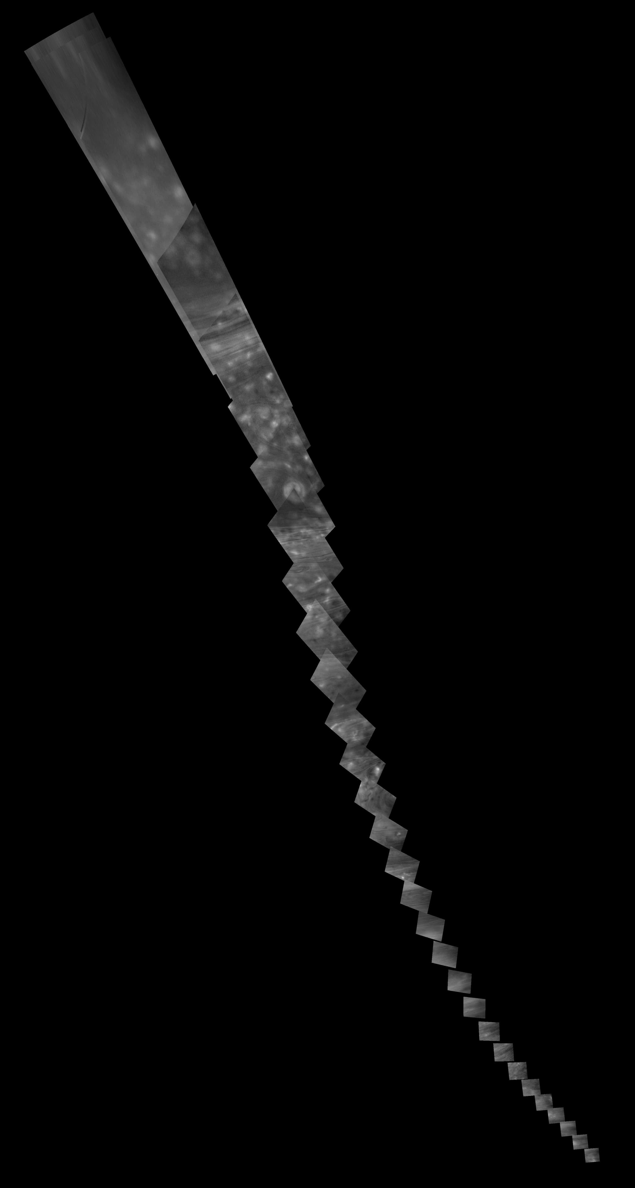 #2 Cassini Near-Infrared "Noodle" Mosaic — Grand Finale June 2017 — Saturn Up Close: Cassini's Legacy in Its Most Iconic Frames