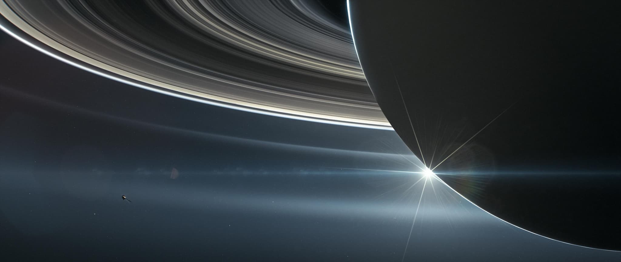 #3 Cassini Orbiting Saturn — Mission Illustration — Saturn Up Close: Cassini's Legacy in Its Most Iconic Frames