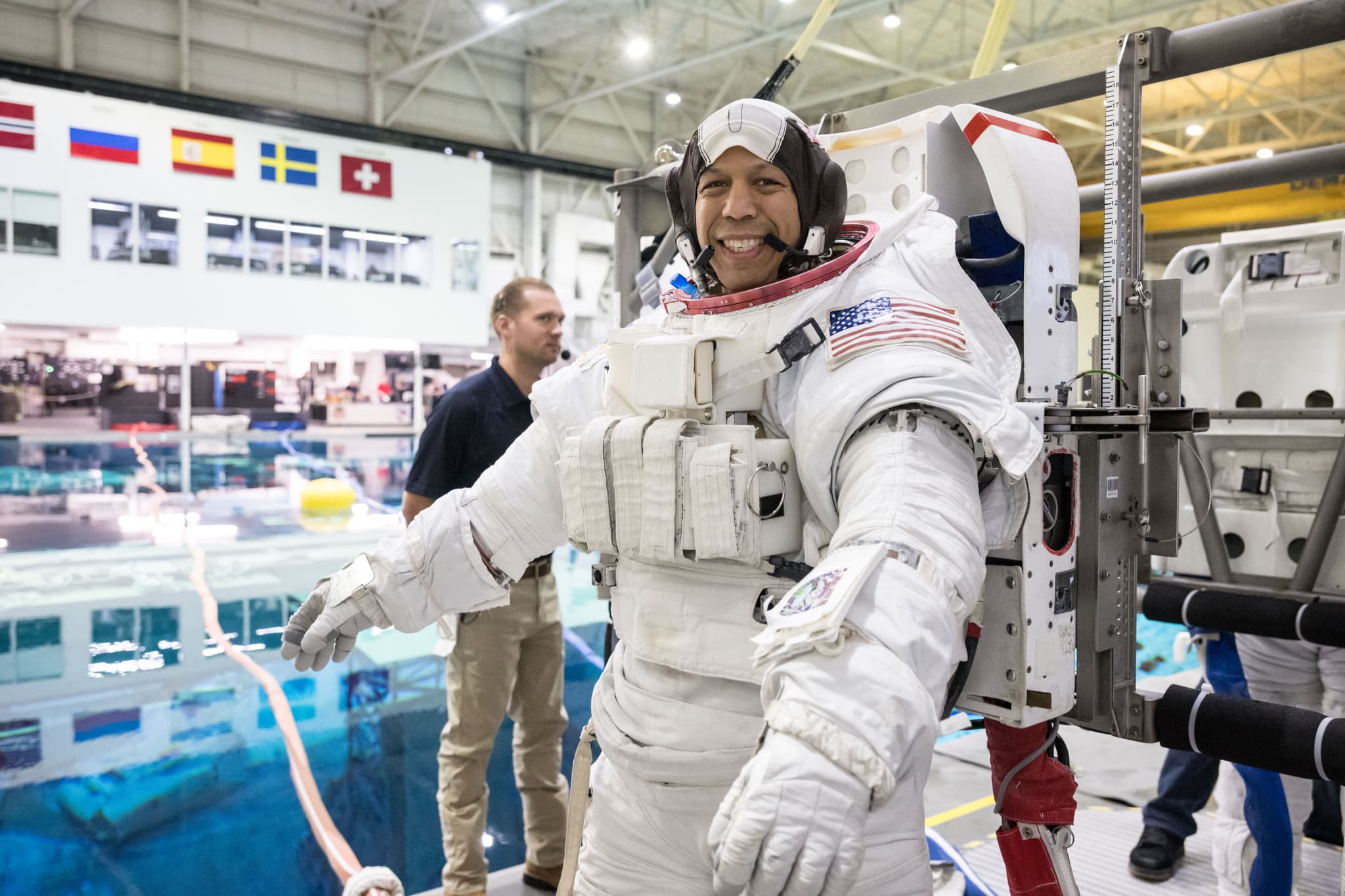 #7 Chris Williams NBL Training — Robotic Arm Familiarisation — Humans in Space: The Most Iconic Spacewalk Photographs Ever Taken