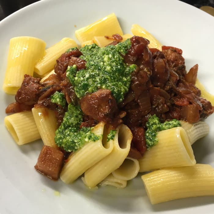 #6 Rigatoni with Fennel Sausage Sauce — The Definitive Guide to Italian Cooking: 10 Dishes Everyone Should Master