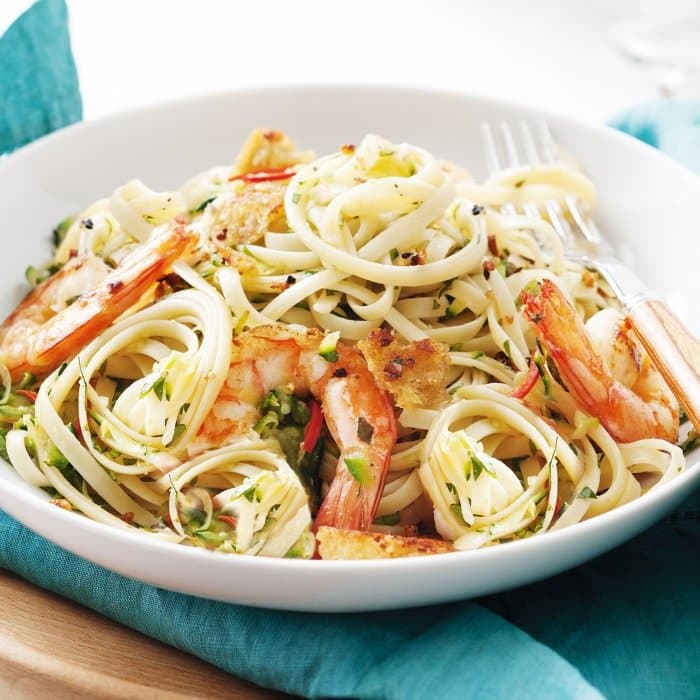 #9 Chilli Prawn Linguine — The Definitive Guide to Italian Cooking: 10 Dishes Everyone Should Master