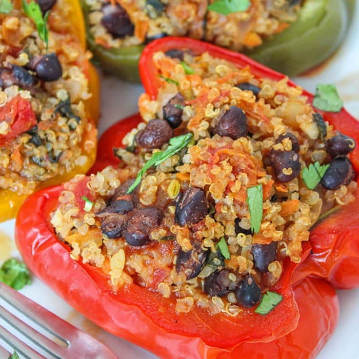#6 Stuffed Bell Peppers with Quinoa and Black Beans — Taco Night Done Right: 10 Mexican & Tex-Mex Dishes Worth Making at Home