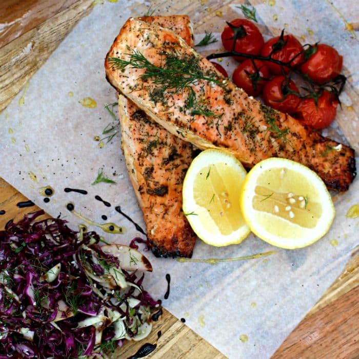 #3 Baked Salmon with Fennel & Tomatoes — Catch of the Day: The Seafood Dishes Worth Crossing Oceans For