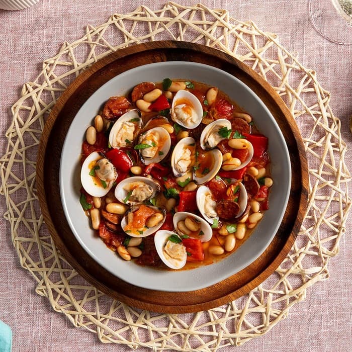 #7 Clam, Chorizo & White Bean Stew — Catch of the Day: The Seafood Dishes Worth Crossing Oceans For