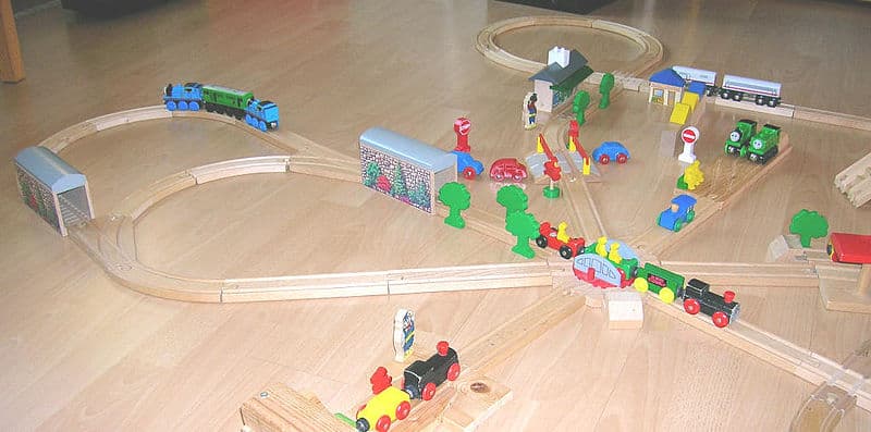 #4 Melissa & Doug Wooden Railway — Top 10 Toys That Keep Kids Entertained Without a Screen