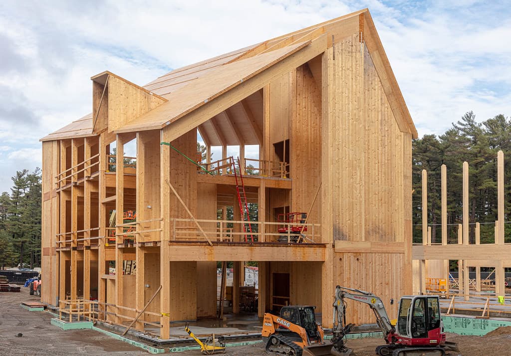 #3 Mass Timber Construction — Top 10 Architecture and Design Trends Shaping 2026