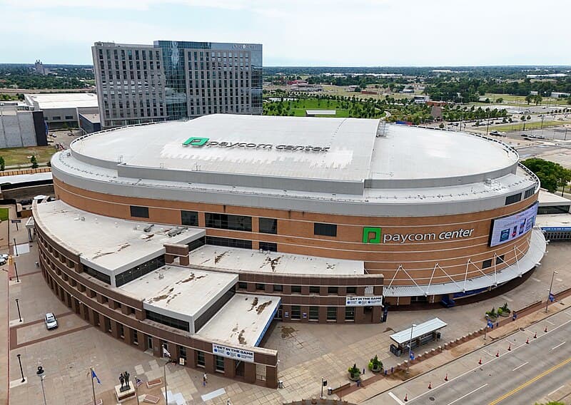#6 Paycom Center — Oklahoma City (OKC Thunder) — Top 10 Best NBA Arenas to Watch a Game