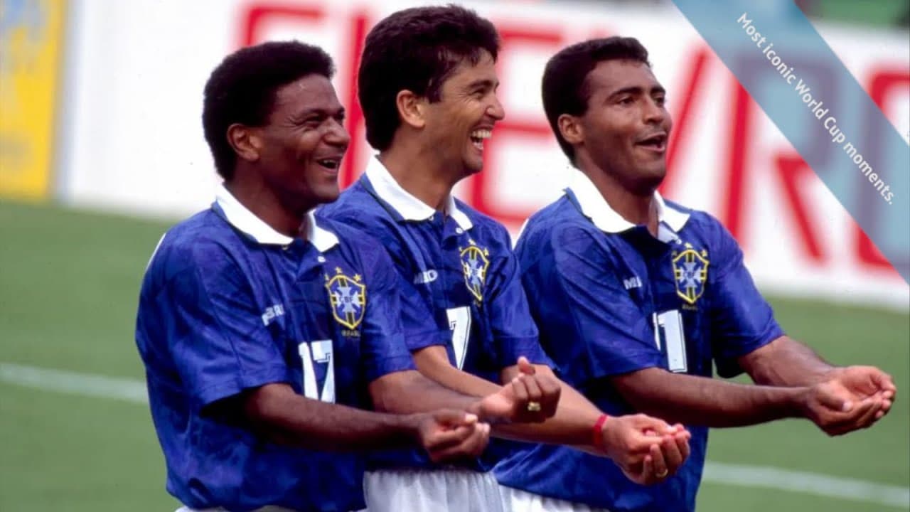 #1 Bebeto's Baby Cradle — USA 1994 — Top 10 Most Iconic Football Celebrations