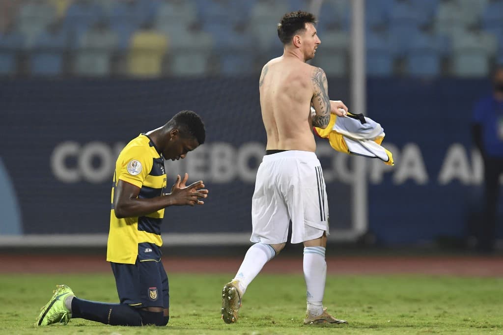 #10 Lionel Messi's Shirt-Off vs Ecuador — 2021 — Top 10 Most Iconic Football Celebrations