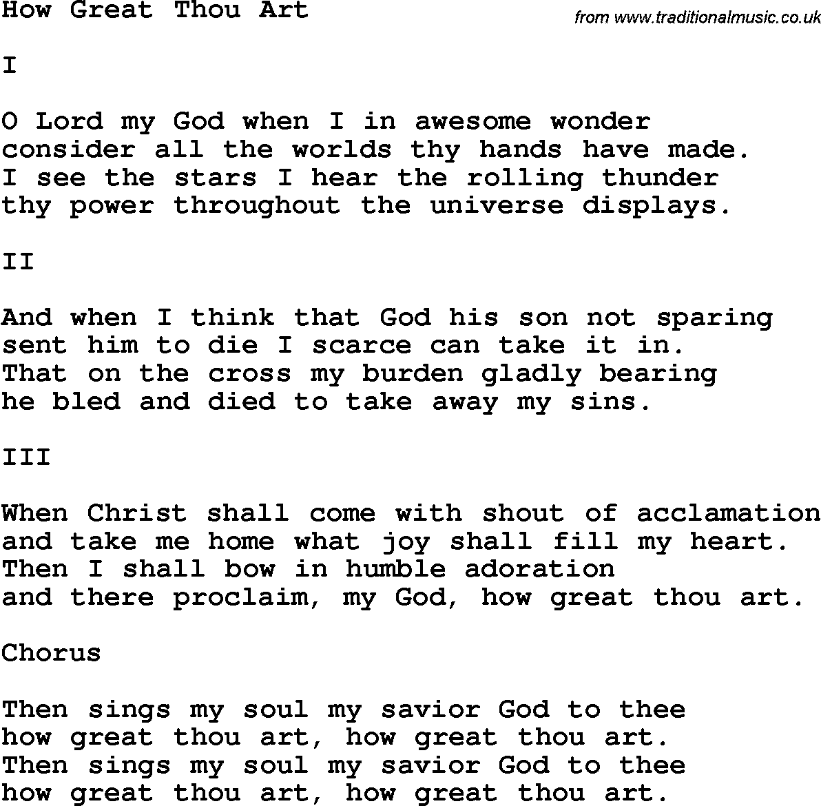 #3 How Great Thou Art — Top 10 Christian Hymns That Shaped History