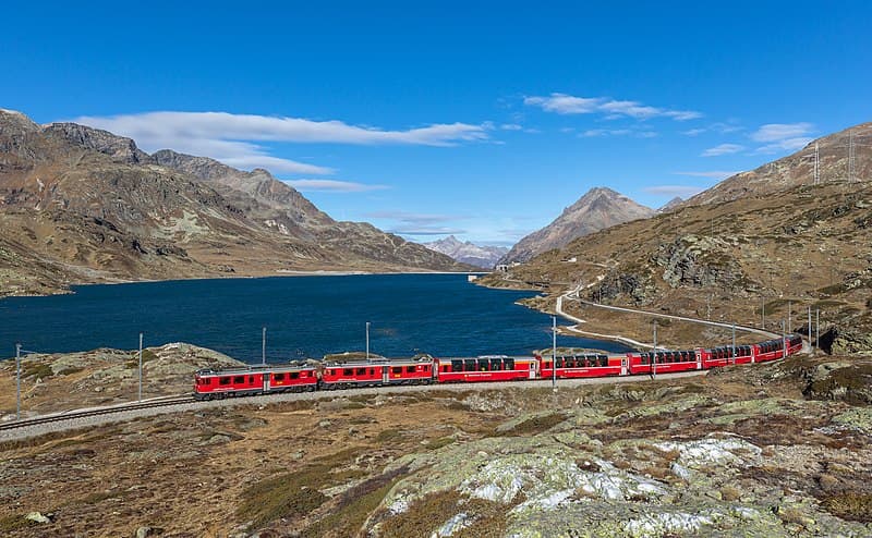 #4 Bernina Express, Switzerland and Italy — Top 10 Most Beautiful Train Journeys in the World