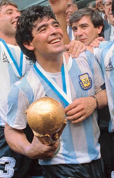 #2 Diego Maradona — Top 10 Greatest World Cup Players of All Time