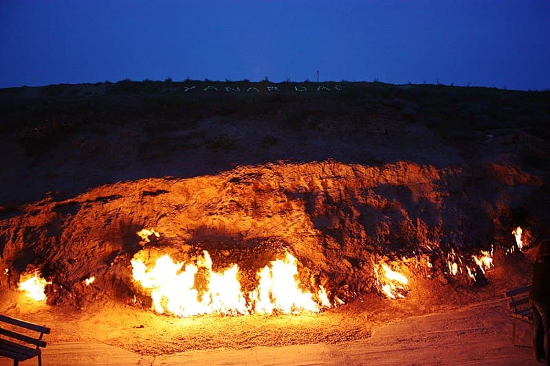 #8 Yanar Dag (Burning Mountain) — Top 10 Things to Do in Baku