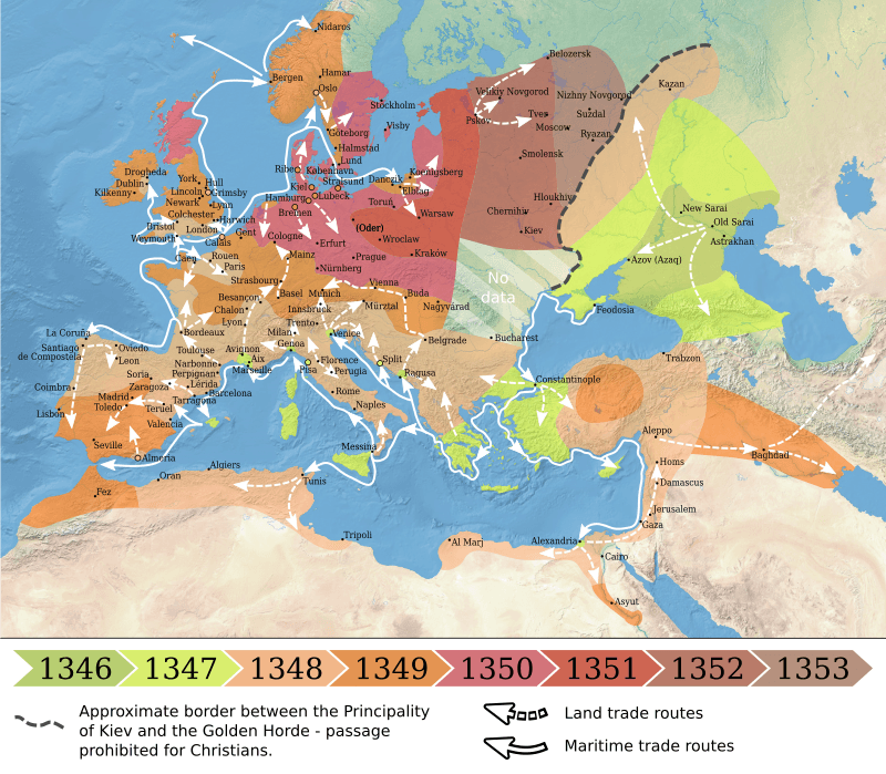 #1 The Black Death (1347-1351) — 75-200 Million Dead — Top 10 Deadliest Pandemics in Human History — The Diseases That Reshaped Civilization