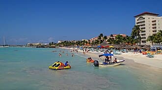 #2 Eagle Beach, Aruba — Top 10 Most Beautiful Beaches in the Caribbean