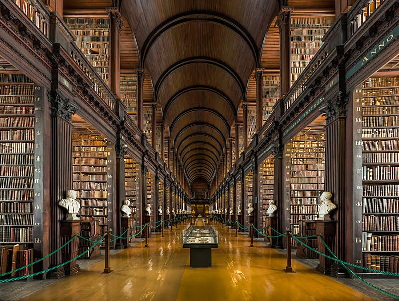 #1 Trinity College Long Room, Dublin — Top 10 Most Beautiful Libraries in the World