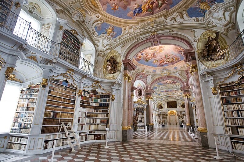 #2 Admont Abbey Library, Austria — Top 10 Most Beautiful Libraries in the World