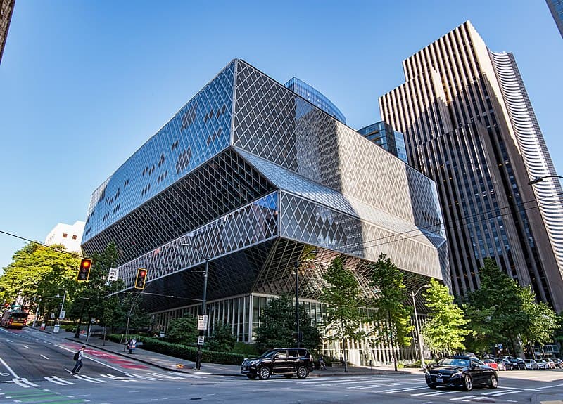 #6 Seattle Central Library, USA — Top 10 Most Beautiful Libraries in the World