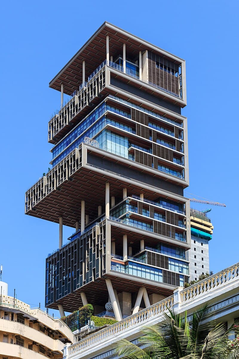 #1 Antilia, Mumbai — Top 10 Most Expensive Homes Ever Sold
