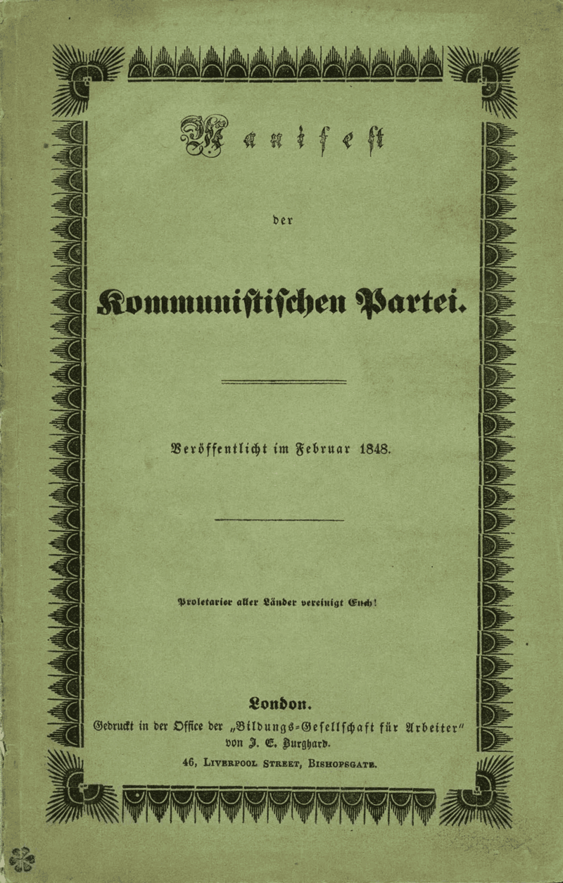 #3 The Communist Manifesto — Marx & Engels (1848) — Top 10 Most Influential Non-Fiction Books in History